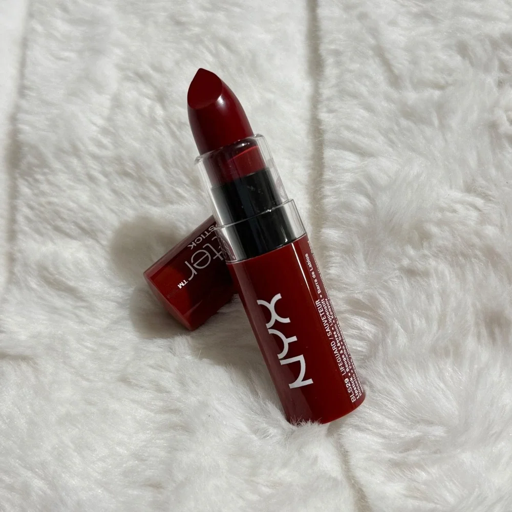 NYX‎ Butter Lipstick - Lifeguard BLS29 - Deep Brick Red - NEW Discontinued Rare